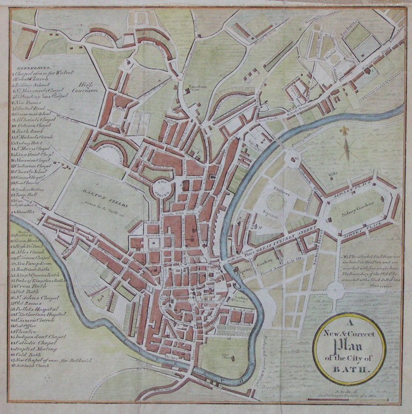 Map of Bath - Bath